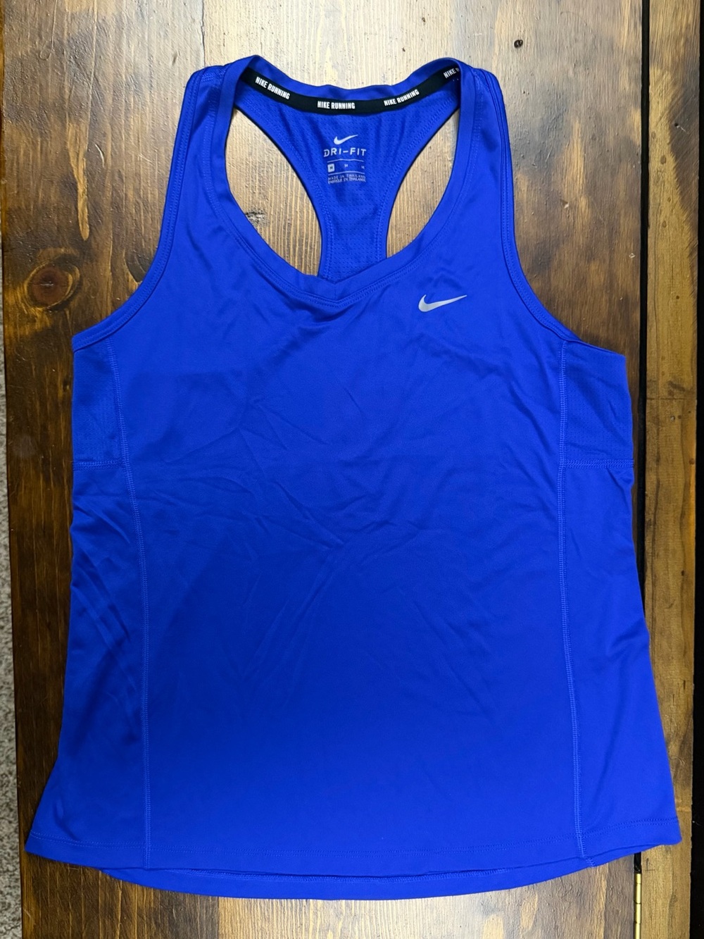 Nike Running Dri-FIT Racerback Tank Top - Blue